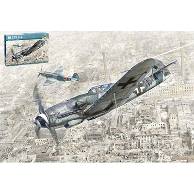BF 10P K-4 KIT 1:48 Italeri Kit Aerei Modellino Nuovo - Immagine 1 di 3