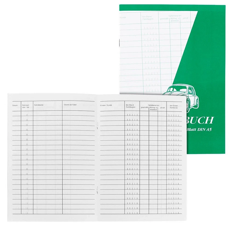 Fun - 1 Fahrtenbuch DIN A5 20 Blatt 425