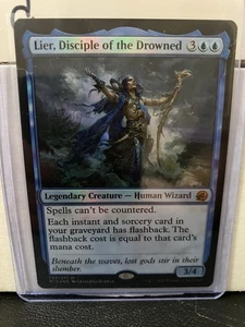 MTG FOIL Lier, Disciple of the Drowned  - Innistrad: Midnight Hunt #059 - Picture 1 of 3