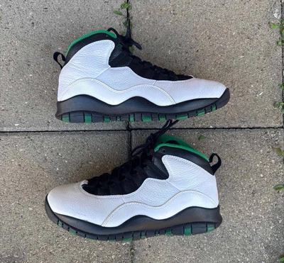 Talla 10.5 - Air Jordan 10 Retro 2019 Seattle Foto 1 de 4