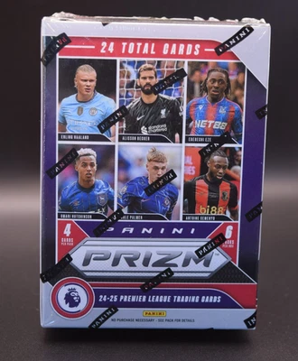 2024-25 Panini Prizm Premier League EPL Soccer 6-Pack Hobby Blaster Box New