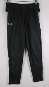 Under Armour Boys Jogger Pants Elastic Waist Flat Front Size YLG Black - Picture 1 of 6