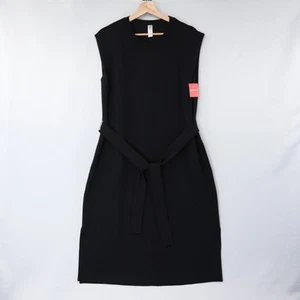 Spanx Womens Dresses AirEssentials Sleeveless Tank Dress Tie Waist Black Sz NWT - Bild 1 von 11