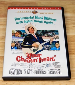Your Cheatin' Heart (DVD, 1964 Film) WB Archive Collection, Remastered Edition - Picture 1 of 3