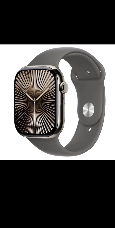 Apple Watch Series 10 (GPS LTE) 46MM ardósia titânio estojo ardósia laço milanês - Imagem 1 de 1