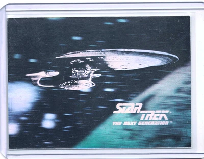 Star Trek The Next Generation Hologram Card #H2 Impel 1991 Enterprise - Image 1 of 2