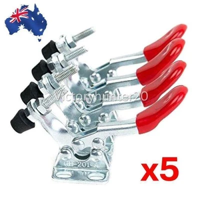5X GH-201A Holding Capacity Quick Release Toggle Clamp Horizontal Clamp Tool F - image 1 of 4