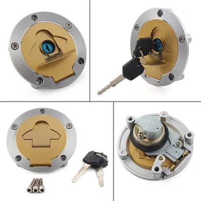 Fuel Gas Tank Cap Cover Lock + 2 Key Fits Ducati 750 748 996 900 Monster 695 620 - Image 1 of 4