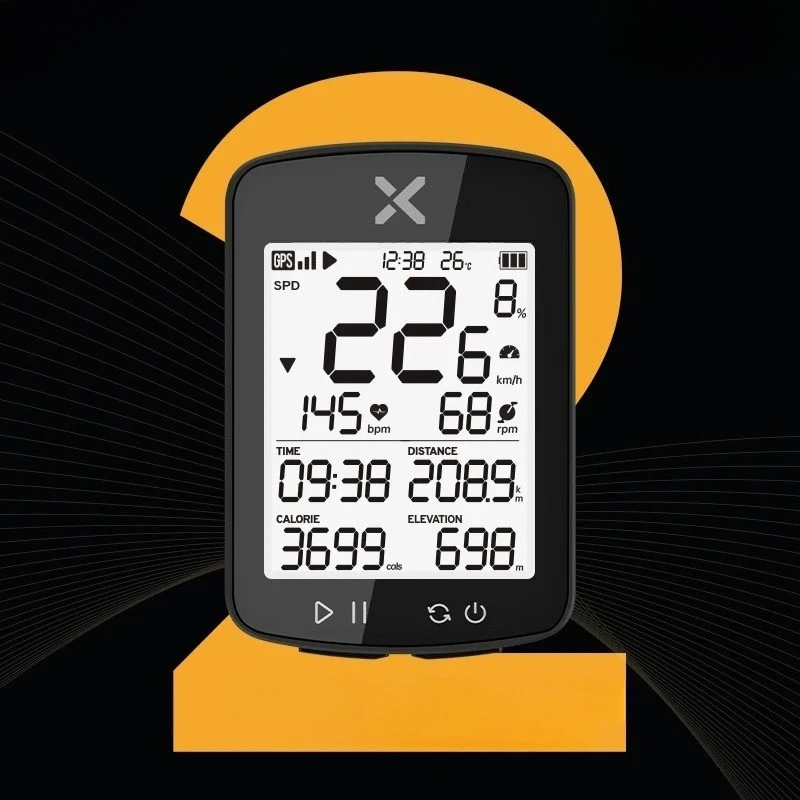 Cycling Computer Wireless Speedometer Bluetooth Tracker Waterproof Bike Odometer - Image 1 of 4