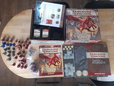 UNUSED DUNGEONS & DRAGONS THE WRATH OF ASHARDALON BOARD GAME SOME PARTS SEALED - Image 1 of 4