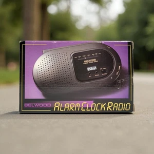 Belwood AM/FM Digital Radiowecker Schwarz Open Box Vintage Retro 90er - Bild 1 von 3