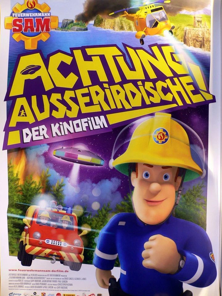 Feuerwehrmann Sam - Achtung Ausserirdische - Filmposter A1 84x60cm gerollt - Bild 1 von 1