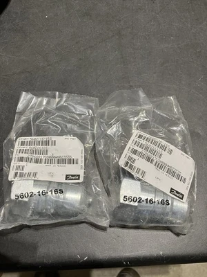 ( Lot of 2 )  Danfoss 5602-16-16S Quick Connect Plug - Изображение 1 из 4