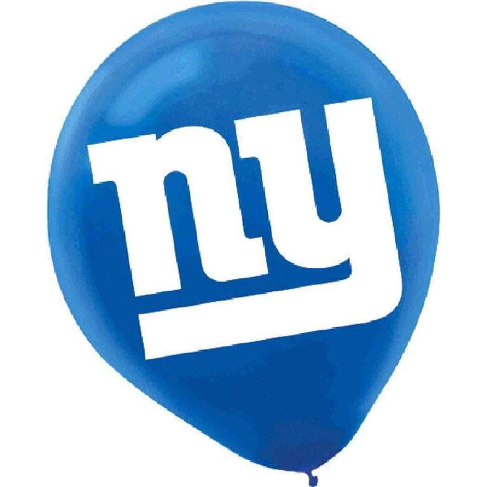 Globos de látex decoración banquete deportes fútbol profesional New York Giants NFL Foto 1 de 1