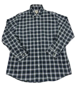L.L. Bean Traditional Fit Tartan Plaid Cotton Button Shirt Men's XLT XL Tall - Picture 1 of 7