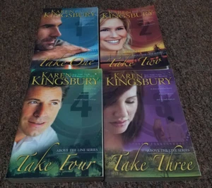 KAREN KINGSBURY 4 trade size books SERIES: ABOVE THE LINE - Imagen 1 de 4