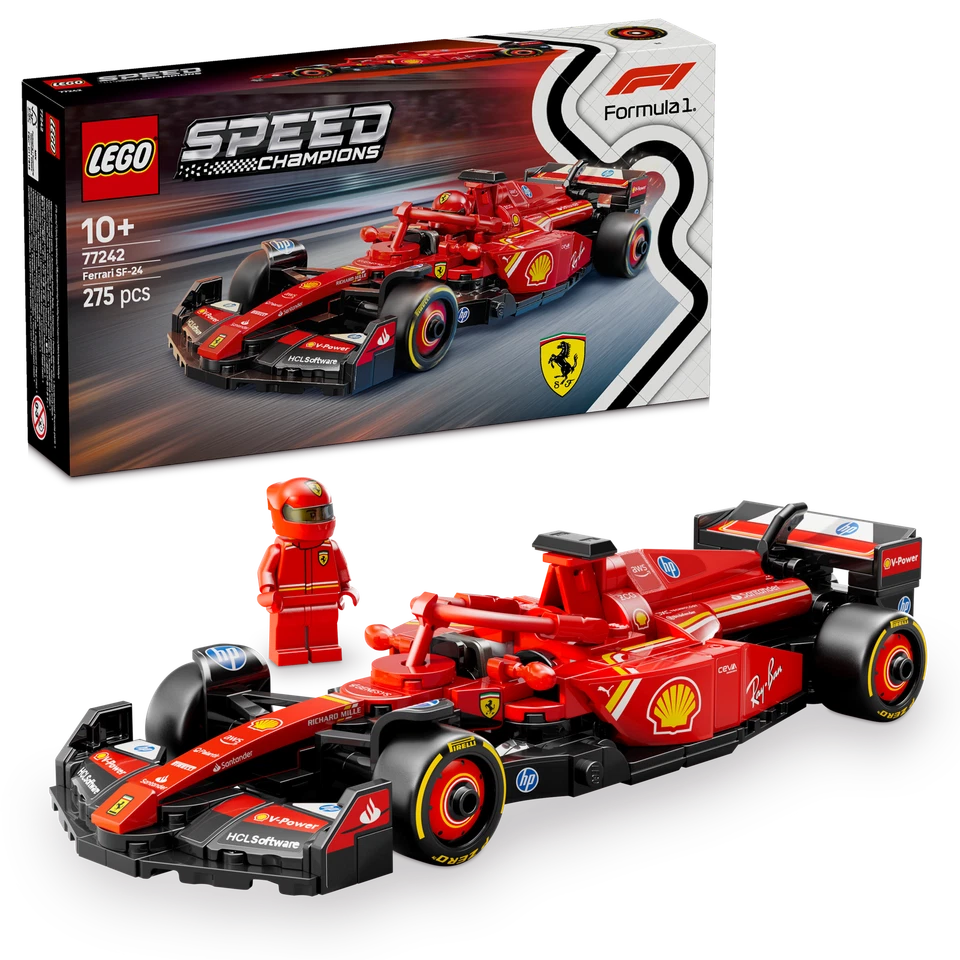 LEGO SPEED CHAMPIONS: Ferrari Sf-24 F1 Race Car (77242)