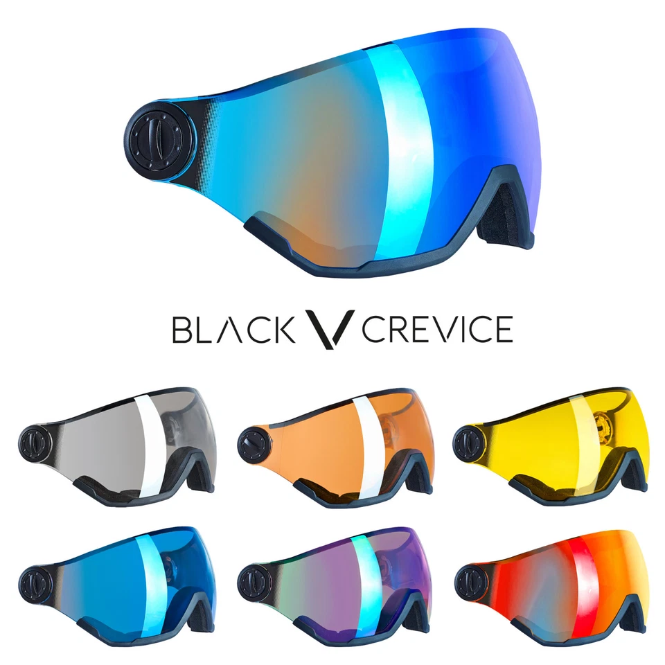BLACK CREVICE - Ersatzvisier mit Nasen & Wangenschutz - Cat. S1-S2 - 7 Farben *