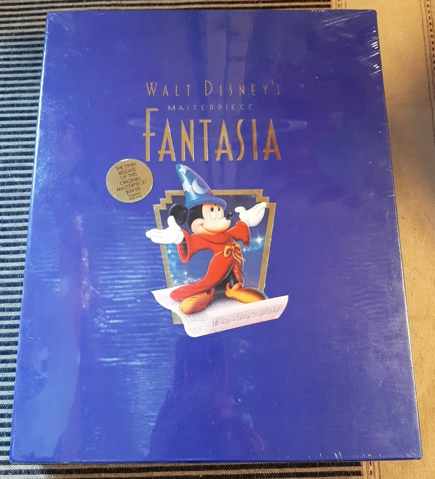 Fantasia (VHS, 1991, 2-Tape Set, Deluxe Collectors Edition)