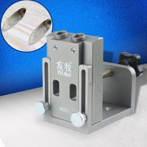 Taschenloch Bohrvorrichtung Bohrschablone Bohrlehre Bohrhilfe Winkel Bohrer 15�� - Bild 1 von 10