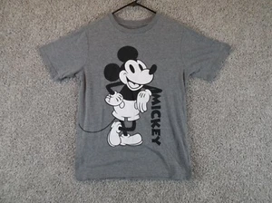 Disney Classic Mickey Mouse Color And Black & White T-shirt Medium - Picture 1 of 5