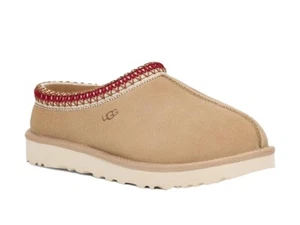UGG Tasman Women’s Slippers in Sand and Dark Cherry 5955-SNDD US Size 10 - Picture 1 of 4