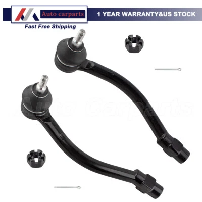 2pc Front Outer Tierods For 2011-2016 Hyundai Elantra Veloster Kia Soul ES801074 - Image 1 of 4