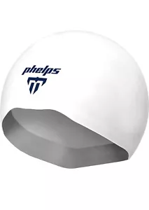 Aqua Sphere MP Michael Phelps X-02 Adult Swim Cap, Medium, White - Picture 1 of 1