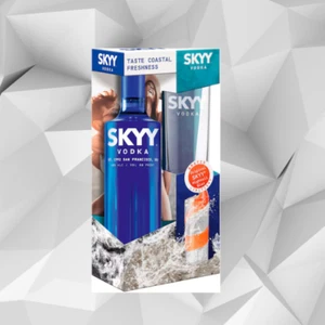 Skyy Vodka 0,7L 40% Vol. mit Limitiertem Highball Glas – Geschenkset Neu OVP - Bild 1 von 6