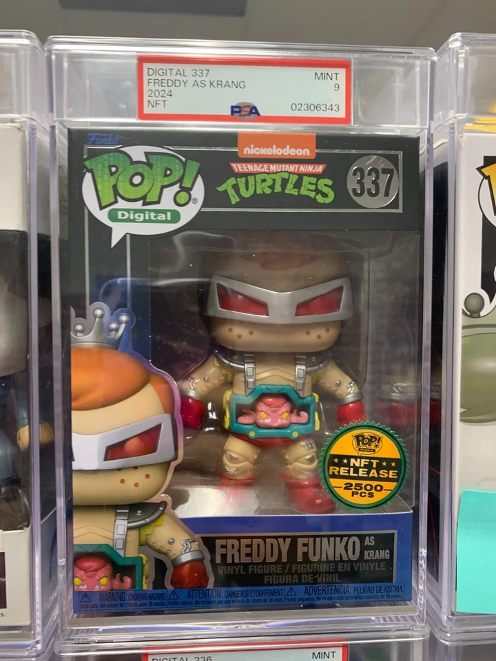 PSA Graded  9 Freddy as Krang NFT 337 - image 1 of 1