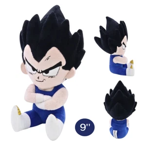 Auténtico muñeco de peluche Vegeta Dragon Ball Z juguete de almohada de animación Toei de 9" - Imagen 1 de 6
