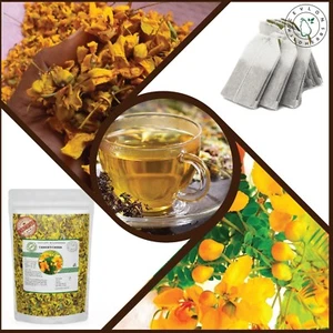 Organic Tanner's Cassia Senna auriculata Avarampoo ,Ranawara Mal Herbal Tea bag - Picture 1 of 8