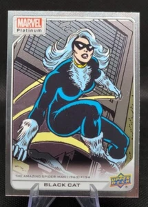 2023 Upper Deck Marvel Platinum Base Black Cat #161 - Picture 1 of 2