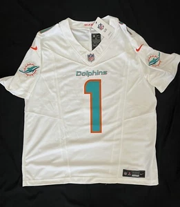 Nike NFL Miami Dolphins Tua Tagovailoa #1 Vapor F.U.S.E. Jersey Men's Sz XL BNWT - Picture 1 of 8