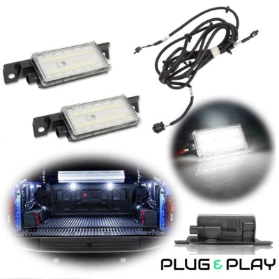 Kit de iluminación de plataforma para Chevy Silverado 1500 2500 3500 2016-2019 luces de carga de maletero Foto 1 de 4