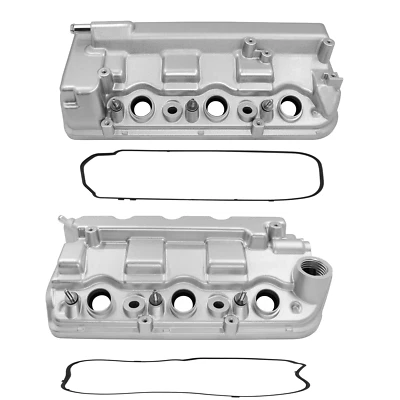 2PCS Front Rear Engine Valve Cover W/Gasket For Honda Accord Odyssey Acura 3.5L Foto 1 de 4