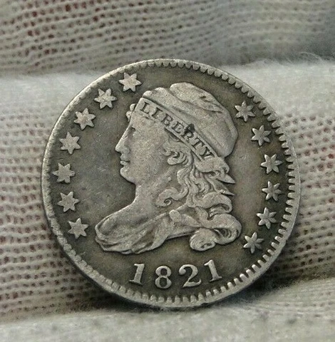 1821 Capped Bust Dime Cover