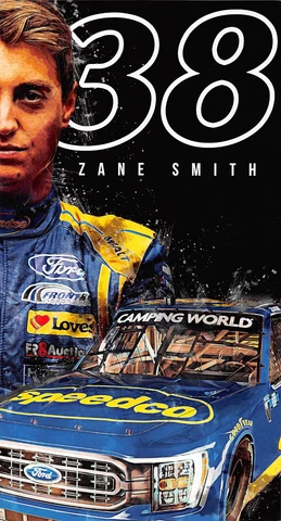 2022  ZANE SMITH #38 "SPEEDCO" FORD CAMPING WORLD TRUCK SERIES POSTCARD Cover