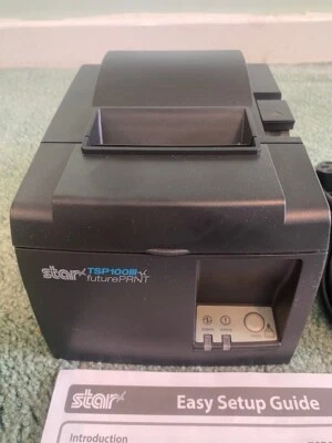 Star Micronics TSP143IIIU - WLAN Printer, Dark Grey, US - Image 1 of 3