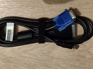 Dell Interface Cable DVI to VGA w/USB for 5100MP 3400MP Projector 42.87213G001-A - Photo 1/4