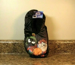 Men's Looney Tunes Space Jam Slipper Socks Mushies NWT - Photo 1/3