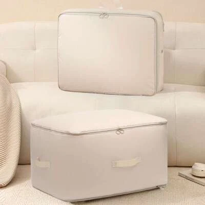 Bolsas de almacenamiento organizadoras de autocompresión ultra ahorradoras de espacio para chaqueta edredón Foto 1 de 4