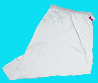 2X FRESH PRODUCT Nueva FALDA A LA DERIVA BLANCA Larga algodón ligero Foto 1 de 2