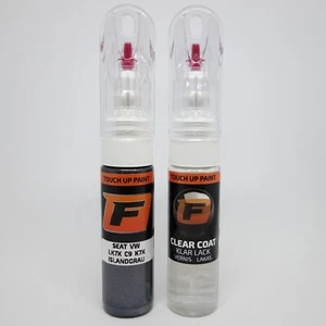 for VOLKSWAGEN VW SEAT LK7X C9 K7X ISLAND GRAU GREY Touch Up Paint Scratch Pen - Picture 1 of 8