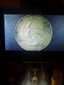 2000-P 25c South Carolina Quarter Clad Layer Missing Front And Back W/ Chip - Picture 1 of 11