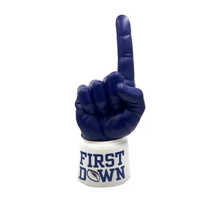 Vintage #1 Foam Finger 20" Blue Football Collectible First Down Gameday - Picture 1 of 14