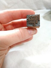 Hibbing Graphic Arts logo vintage printing press plate wood brass newspaper