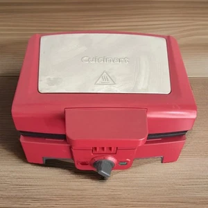 Cuisinart Rot Waffeleisen Antihaftbeschichtung WAF-ST6 Hohlräume 800 W - Bild 1 von 5