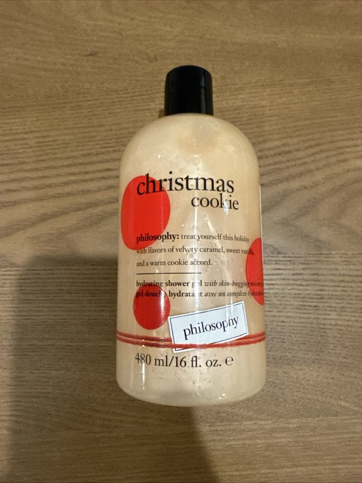 Philosophy Christmas Cookie Champú Gel de Ducha Champú 16 Oz Nuevo Rojo Vacaciones Foto 1 de 1