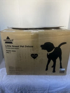 Bissell Little Green Pet Deluxe tragbarer Teppichreiniger Modell 3353 Neu - Bild 1 von 2